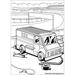 Раскраска: Горячие колеса (транспорт) #145907 - Бесплатные раскраски для печати
