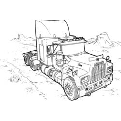 Раскраска: Монстр грузовик (транспорт) #141292 - Бесплатные раскраски для печати