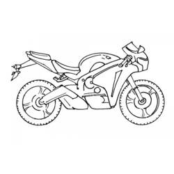 Раскраска: мотокросс (транспорт) #136514 - Бесплатные раскраски для печати
