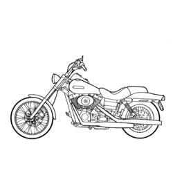 Раскраска: мотоцикл (транспорт) #136248 - Бесплатные раскраски для печати