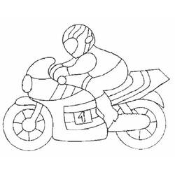 Раскраска: мотоцикл (транспорт) #136259 - Бесплатные раскраски для печати