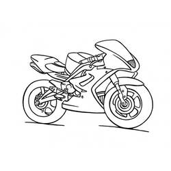 Раскраска: мотоцикл (транспорт) #136272 - Бесплатные раскраски для печати