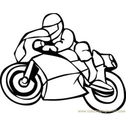 Раскраска: мотоцикл (транспорт) #136276 - Бесплатные раскраски для печати