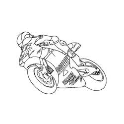 Раскраска: мотоцикл (транспорт) #136295 - Бесплатные раскраски для печати