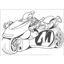 Раскраска: мотоцикл (транспорт) #136315 - Бесплатные раскраски для печати