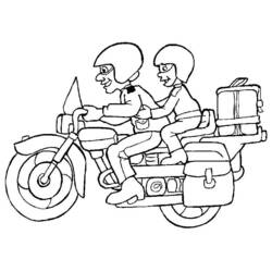 Раскраска: мотоцикл (транспорт) #136349 - Бесплатные раскраски для печати
