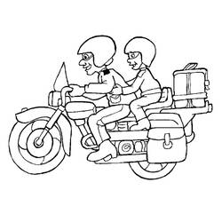 Раскраска: мотоцикл (транспорт) #136360 - Бесплатные раскраски для печати