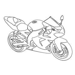 Раскраска: мотоцикл (транспорт) #136434 - Бесплатные раскраски для печати