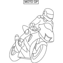 Раскраска: мотоцикл (транспорт) #136439 - Бесплатные раскраски для печати