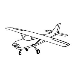 Раскраска: самолет (транспорт) #134795 - Бесплатные раскраски для печати