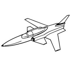 Раскраска: самолет (транспорт) #134802 - Бесплатные раскраски для печати
