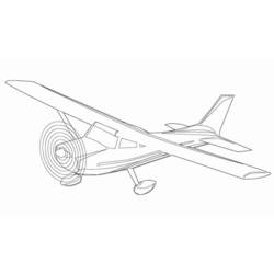 Раскраска: самолет (транспорт) #134885 - Бесплатные раскраски для печати