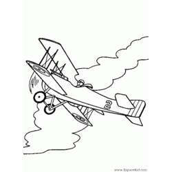 Раскраска: самолет (транспорт) #134908 - Бесплатные раскраски для печати