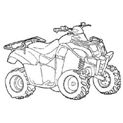 Раскраска: ATV / ATV (транспорт) #143192 - Бесплатные раскраски для печати