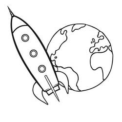 Раскраска: ракета (транспорт) #140060 - Бесплатные раскраски для печати