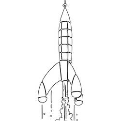 Раскраска: ракета (транспорт) #140064 - Бесплатные раскраски для печати
