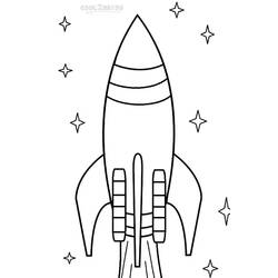 Раскраска: ракета (транспорт) #140069 - Бесплатные раскраски для печати
