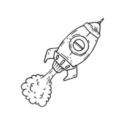 Раскраска: ракета (транспорт) #140122 - Бесплатные раскраски для печати
