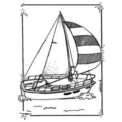 Раскраска: яхта (транспорт) #143579 - Бесплатные раскраски для печати