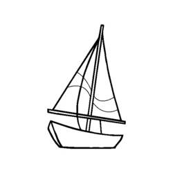 Раскраска: яхта (транспорт) #143587 - Бесплатные раскраски для печати