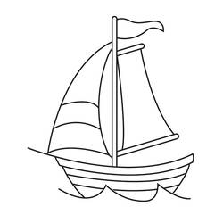 Раскраска: яхта (транспорт) #143597 - Бесплатные раскраски для печати