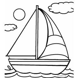 Раскраска: яхта (транспорт) #143609 - Бесплатные раскраски для печати