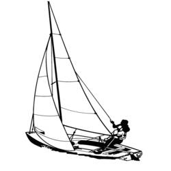 Раскраска: яхта (транспорт) #143611 - Бесплатные раскраски для печати