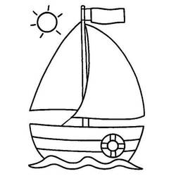 Раскраска: яхта (транспорт) #143635 - Бесплатные раскраски для печати