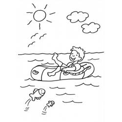 Раскраска: Каноэ / Лодка (транспорт) #142199 - Бесплатные раскраски для печати