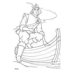Раскраска: Каноэ / Лодка (транспорт) #142331 - Бесплатные раскраски для печати