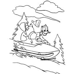 Раскраска: Снегоход / Skidoo (транспорт) #139609 - Бесплатные раскраски для печати