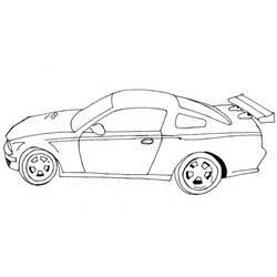 Раскраска: Спортивный автомобиль / тюнинг (транспорт) #146941 - Бесплатные раскраски для печати