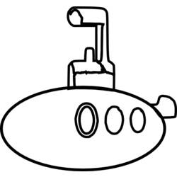 Раскраска: подводная лодка (транспорт) #137716 - Бесплатные раскраски для печати