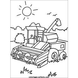 Раскраска: трактор (транспорт) #141948 - Бесплатные раскраски для печати