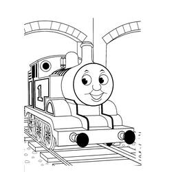 Раскраска: Поезд / Локомотив (транспорт) #135075 - Бесплатные раскраски для печати
