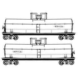 Раскраска: Поезд / Локомотив (транспорт) #135137 - Бесплатные раскраски для печати