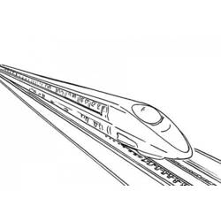 Раскраска: Поезд / Локомотив (транспорт) #135245 - Бесплатные раскраски для печати