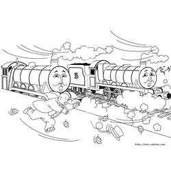 Раскраска: Поезд / Локомотив (транспорт) #135246 - Бесплатные раскраски для печати
