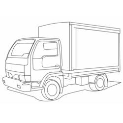 Раскраска: грузовик (транспорт) #135604 - Бесплатные раскраски для печати