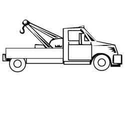 Раскраска: грузовик (транспорт) #135632 - Бесплатные раскраски для печати