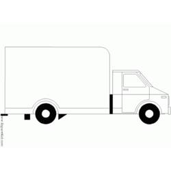 Раскраска: грузовик (транспорт) #135671 - Бесплатные раскраски для печати