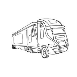 Раскраска: грузовик (транспорт) #135713 - Бесплатные раскраски для печати