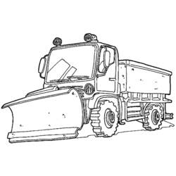 Раскраска: грузовик (транспорт) #135745 - Бесплатные раскраски для печати