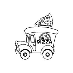 Раскраска: грузовик (транспорт) #135759 - Бесплатные раскраски для печати