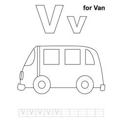 Раскраска: фургон (транспорт) #145094 - Бесплатные раскраски для печати