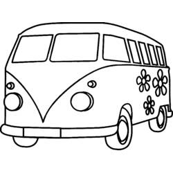 Раскраска: фургон (транспорт) #145104 - Бесплатные раскраски для печати