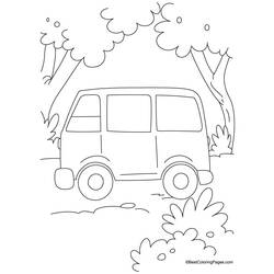 Раскраска: фургон (транспорт) #145108 - Бесплатные раскраски для печати