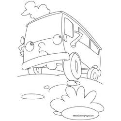 Раскраска: фургон (транспорт) #145131 - Бесплатные раскраски для печати