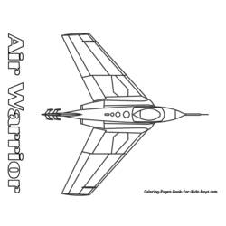 Раскраска: Военный самолет (транспорт) #141060 - Бесплатные раскраски для печати