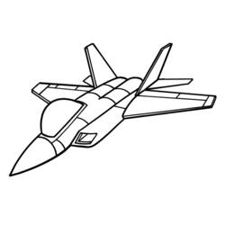 Раскраска: Военный самолет (транспорт) #141079 - Бесплатные раскраски для печати